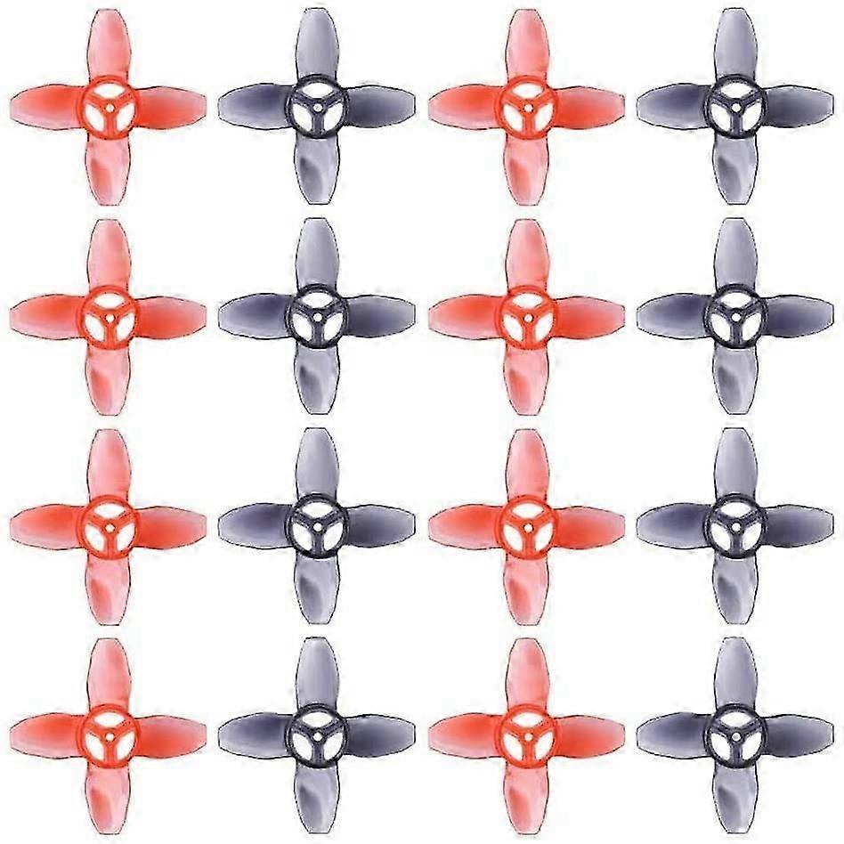16Pcs Avan Tinyhawk TH Turtlemode 40mm 4-Blade Propeller with 1.5mm Hole for 0802 Motor Indoor FPV Racing