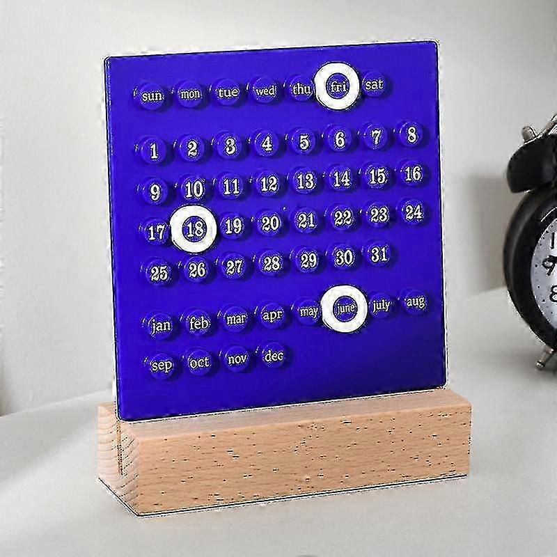 Customizable Acrylic Calendar for Home and Office Decor with Modern Design Elements