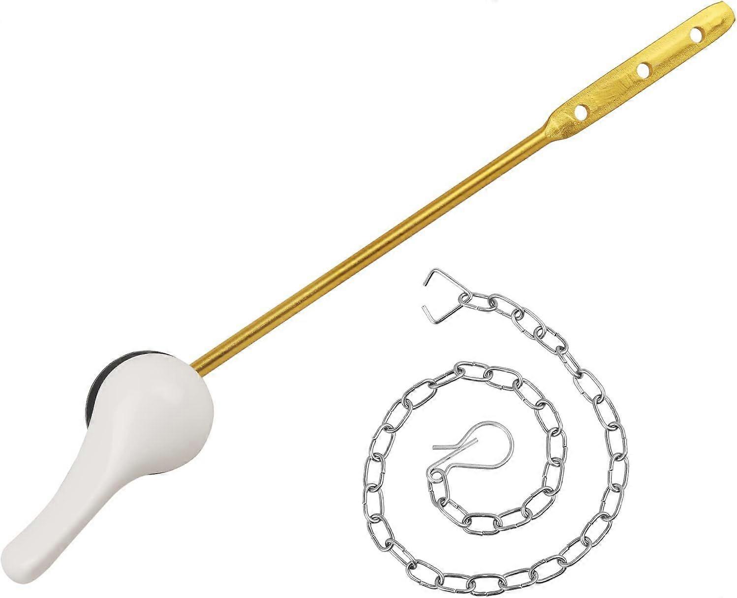 Toilet Handle Replacement Kit, Universal Tank Flush Lever Handle with Stainless