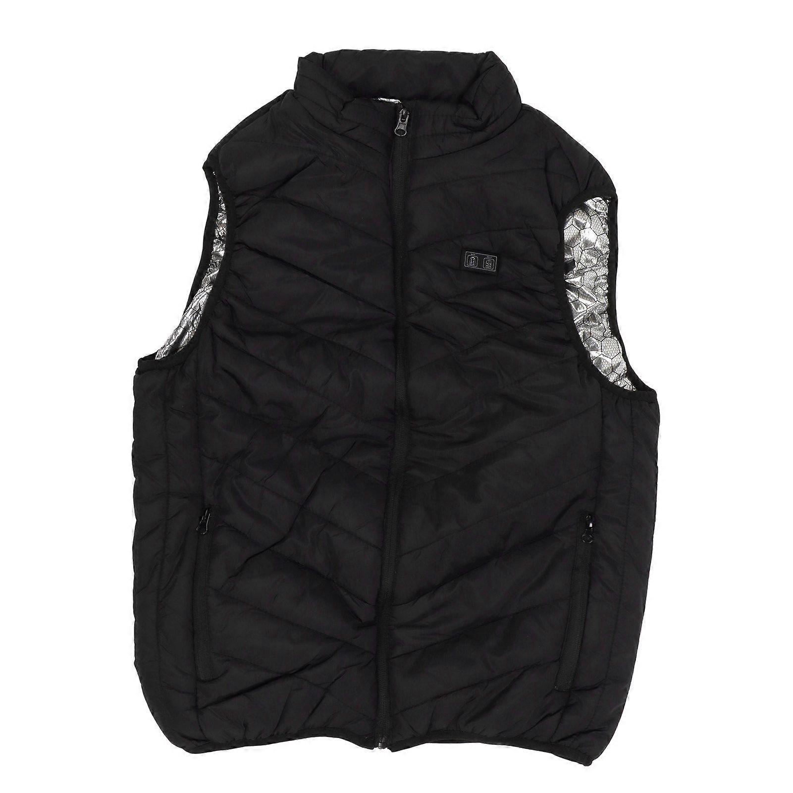 Smart Heated Vest USB Powered 3 Level Temperature Control Intelligent Electric Heating Vest 5V 4XL