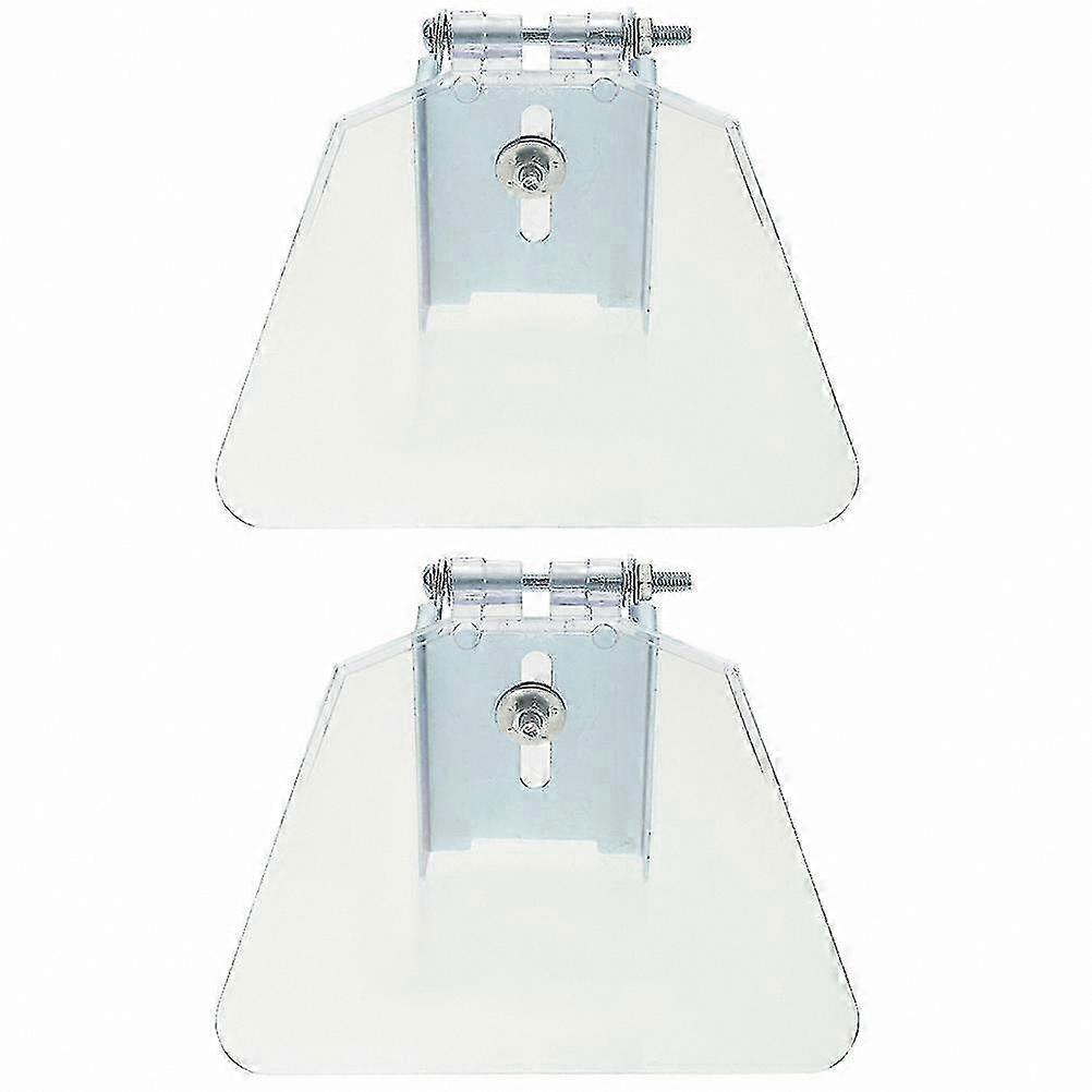 2-Pack Grinder Eye Shield Attachments with Screws for Bench Grinders Replacement Parts Safety Guard Accessory