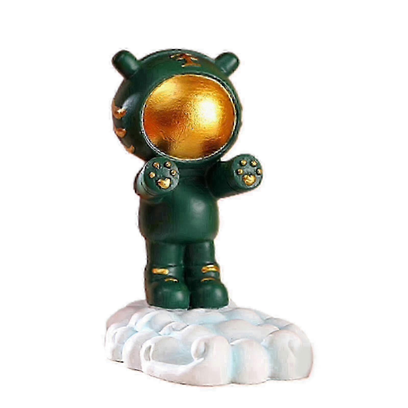 Tiger Astronaut Phone Stand Desktop Resin Ornament