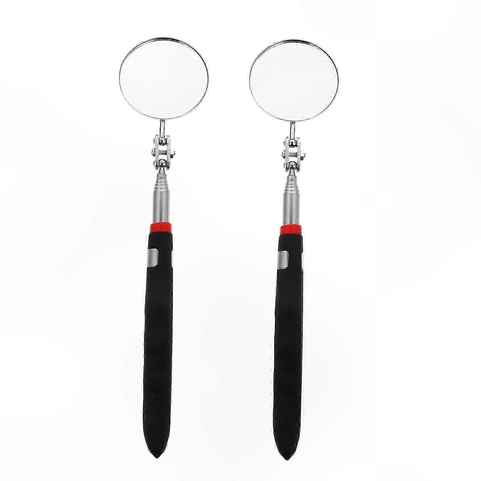 2-Pack Adjustable Inspection Mirror with Flexible Arm