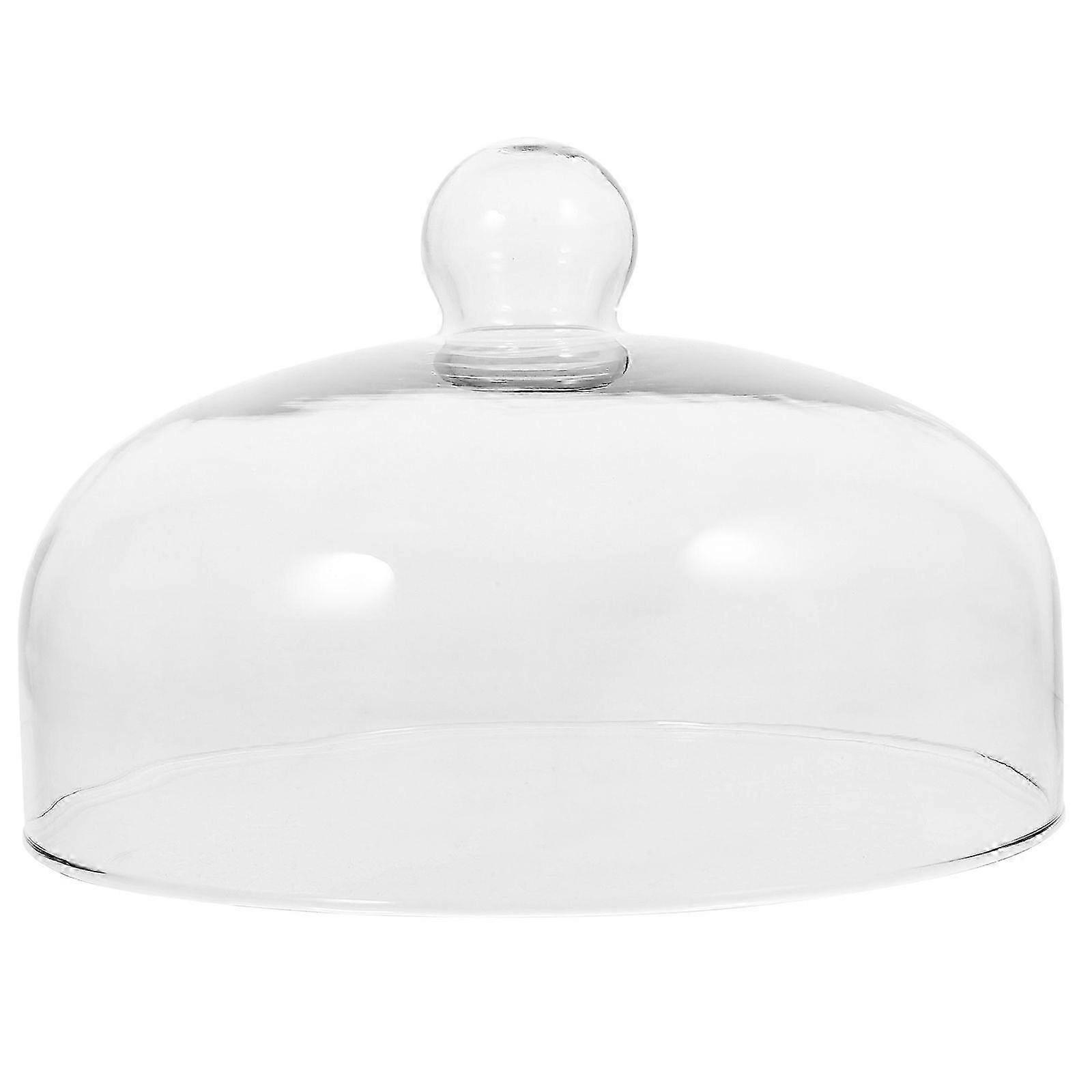 フードカバー防虫ディッシュカバー、透明フードテント、実用的なフードダストカバー、26x26x17.5cm透明