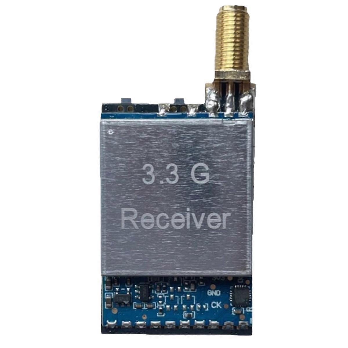 3.3G RX3364- FPV VRX Module Wireless Analog Receiver FPV Audio Video Transmission Module Wireless Receiver Module