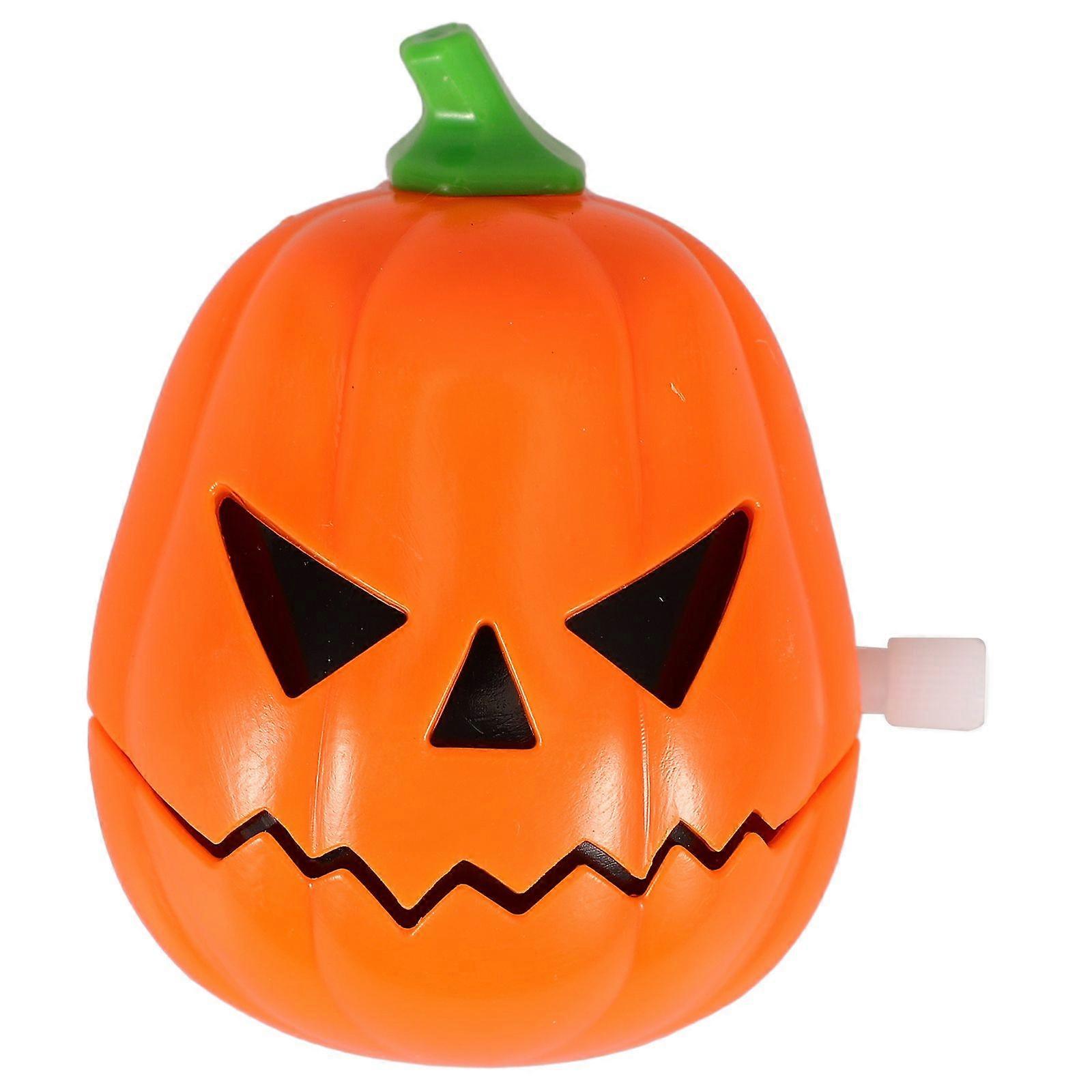 Wind Up Pumpkin Scary Toy Halloween Party Favor Plaything Mouth Open and Close Pumpkin Clockwork Prop