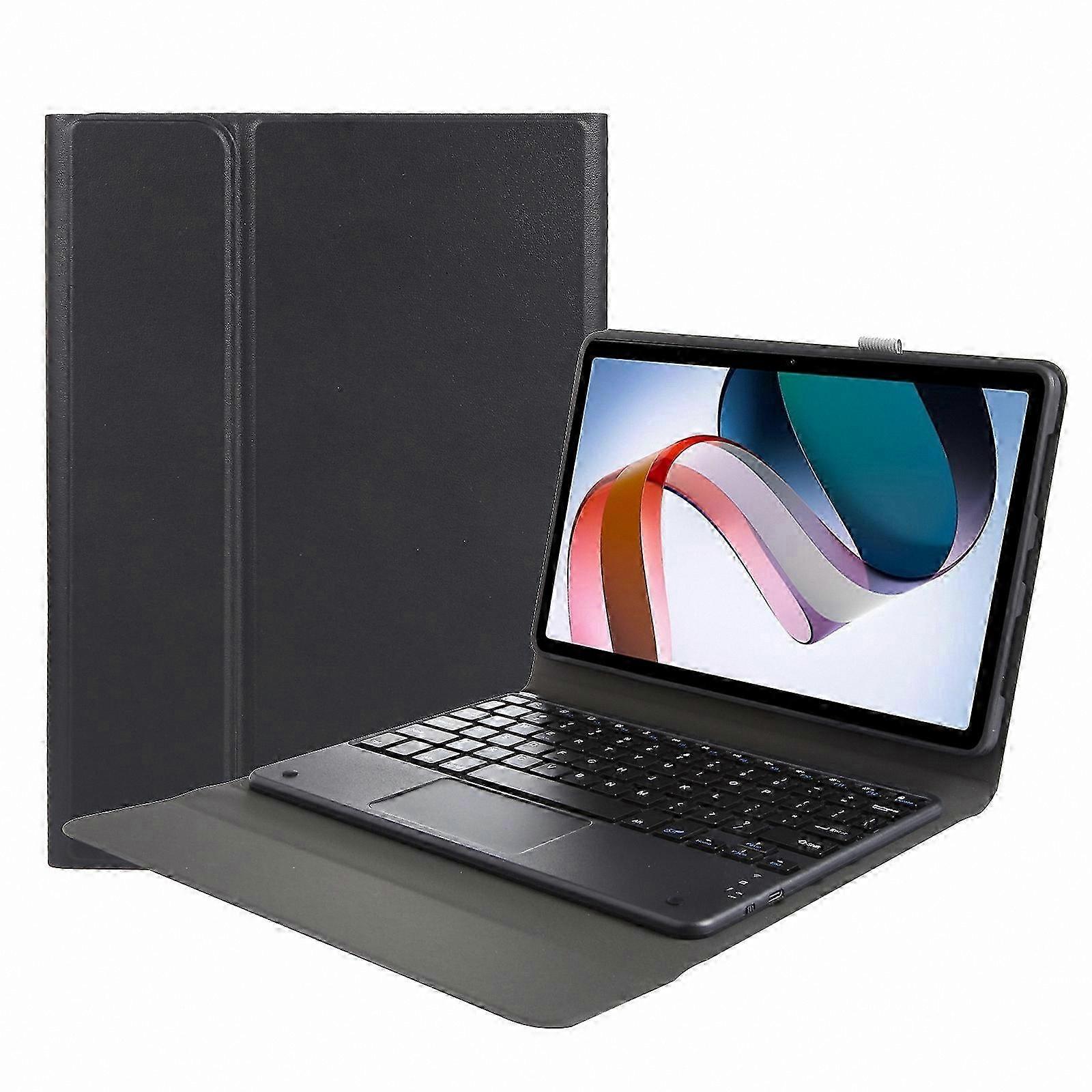 Ultra-Thin Bluetooth Keyboard Leather Case with Touchpad for Tablets
