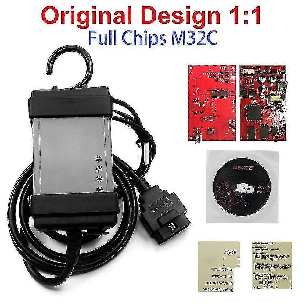 Newest M32C Full Chips Dice 2014D PRO EWD Multi-Language Dice 2015A for Volvo Car Diagnostic Tool 2014D Dice Pro OBD2 Scan
