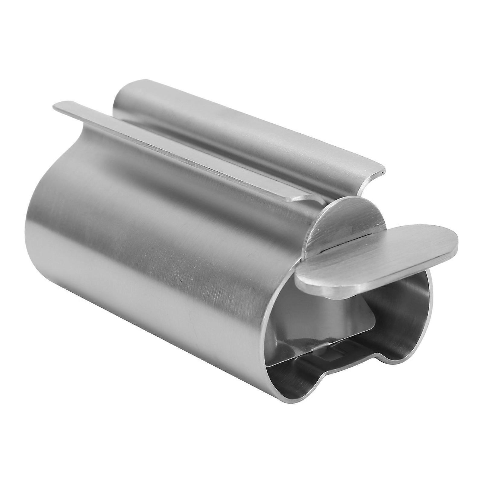 Stainless Steel Toothpaste Squeezer Tube Holder Silver Large