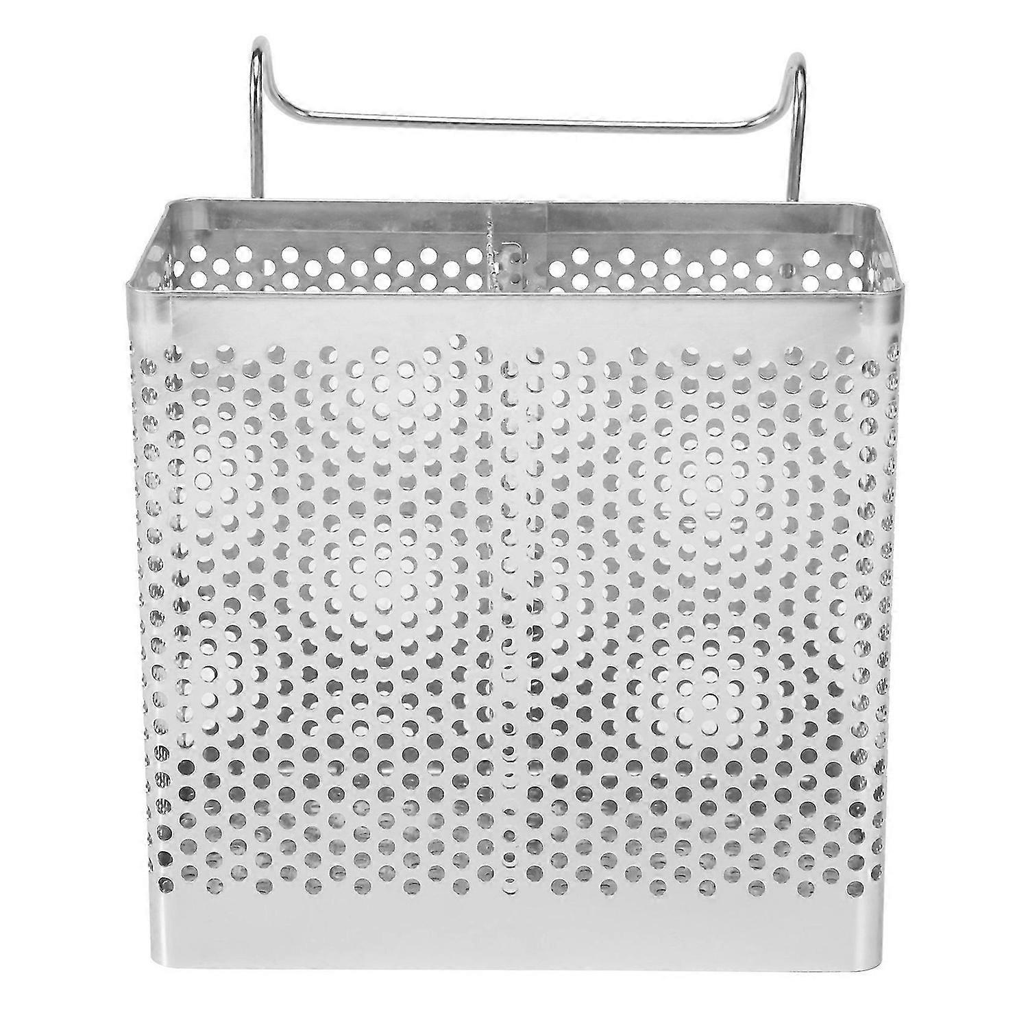 Stainless Steel Tableware Drainer with Hooks Kitchen Utensil(A)