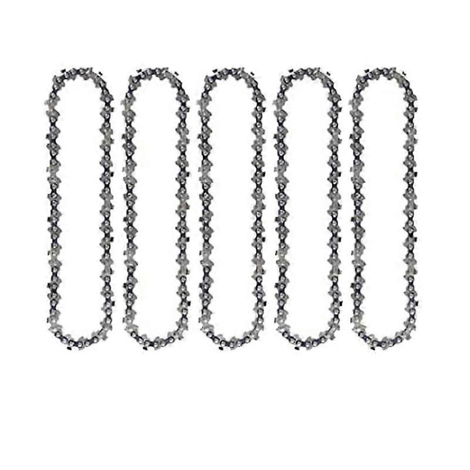(5 PACK) 4 Inch Mini Chainsaw Chain for Cordless Electric Guide Saw
