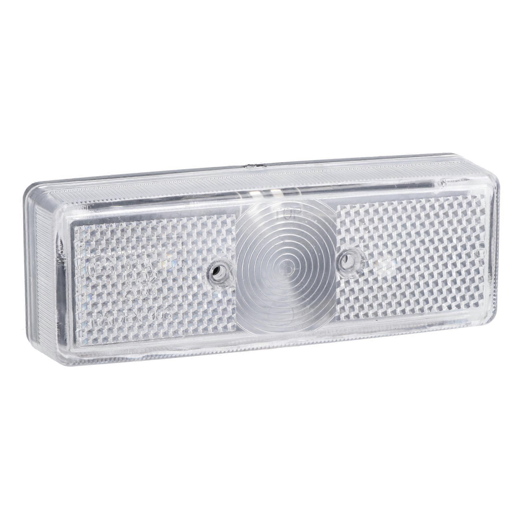 Front Position Marker Light Lamp White Clear for Trailer Caravan Van