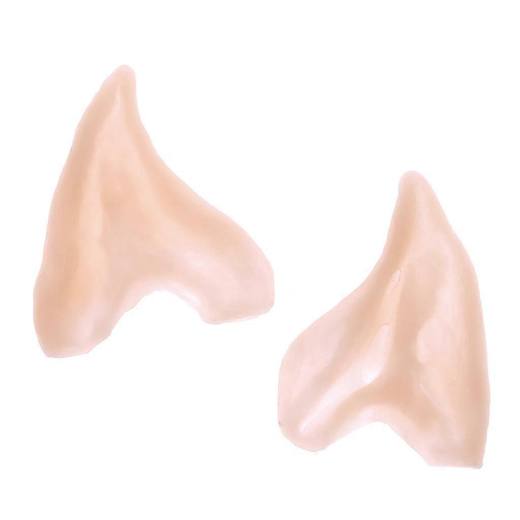 Elf Ear 1 Pair Fairy Elf Ears Soft Pointed Goblin Ears for Halloween Christmas