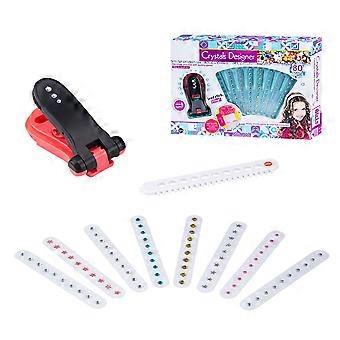 Haar-Sparkle-Spielzeug-Kit für Mädchen DIY-Styling-Tool mit 8-teiligen Geschenken für Kinder