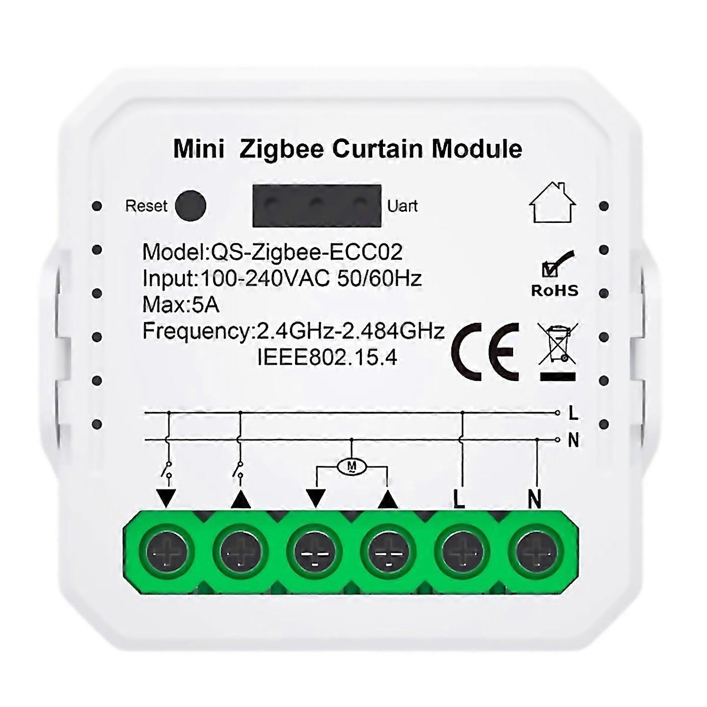 For Tuya Zigbee Curtain Module Home Intelligent Appliance Curtain Module