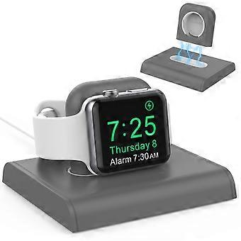 AHASTYLE PT117-1 For Apple Watch Charger Holder Charging Stand Smartwatch Charging Base - Grey