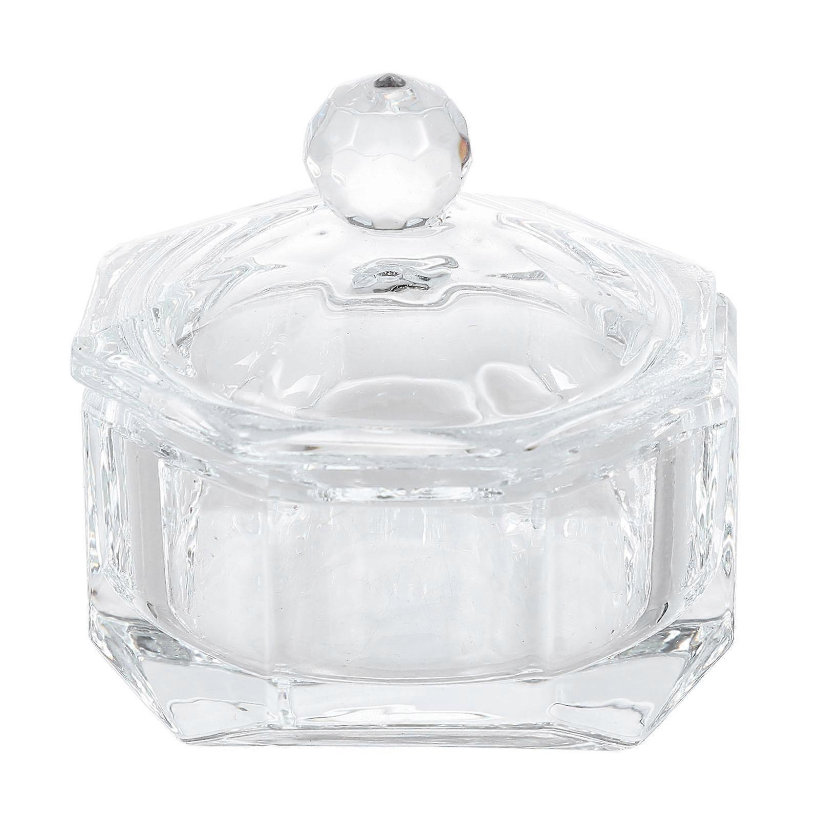Nail Glass Cup Crystal Container for Liquid Use
