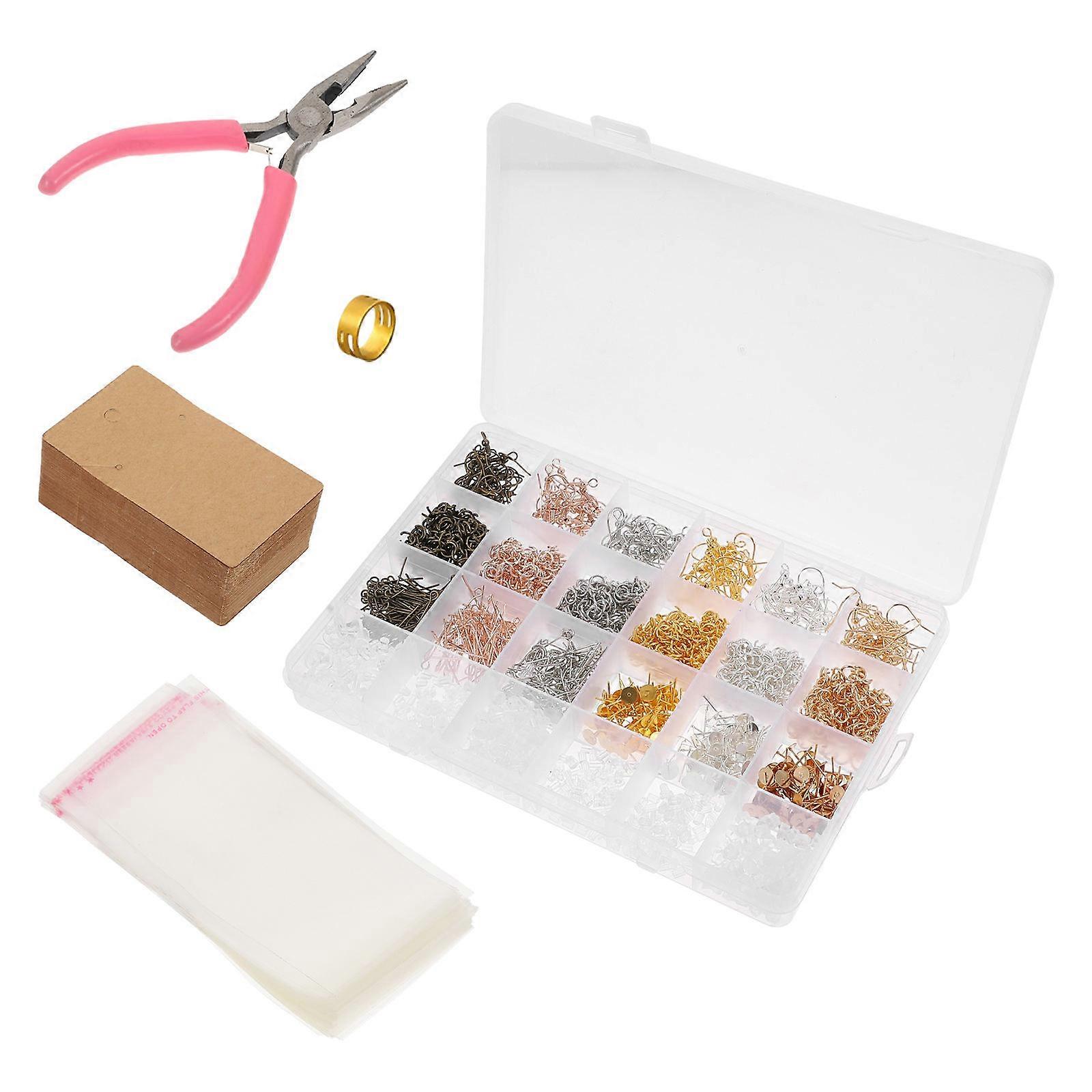 Ear Hook Earring Making Accessories for Storage Use 1Set
