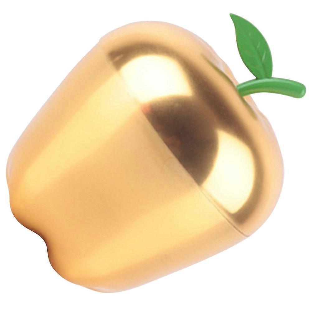 Cendrier Pomme Doré Créatif avec Couvercle Set 5Pcs