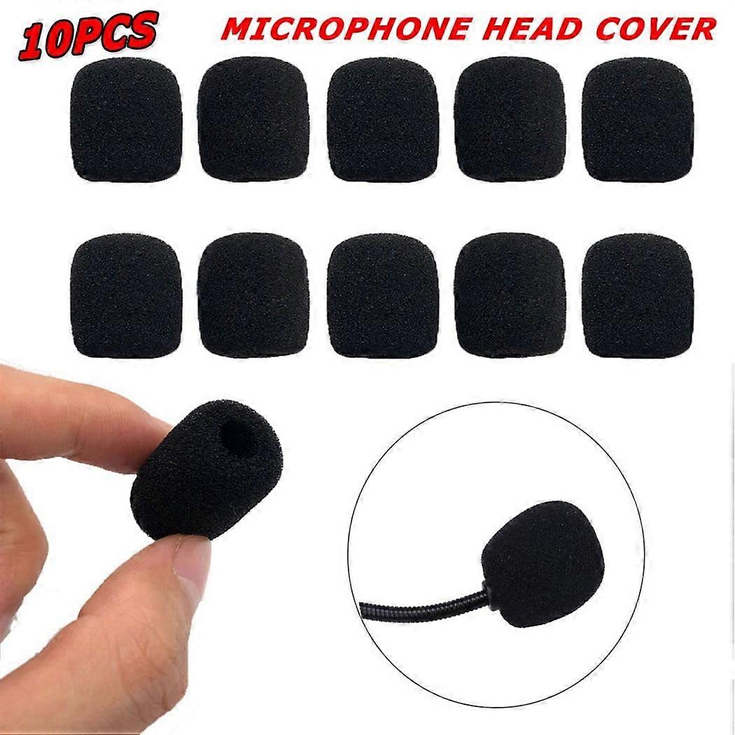10X Microphone Headset Grill Windscreen Soft Sponge Foam Cover Protector