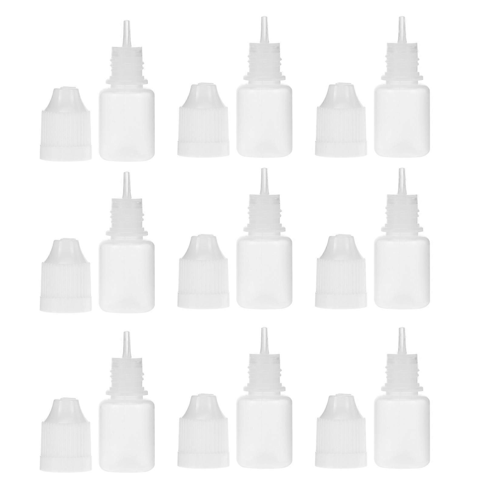 Squeezable Dropper Bottles Plastic Eye Liquid Bottles for Storage 20Pcs
