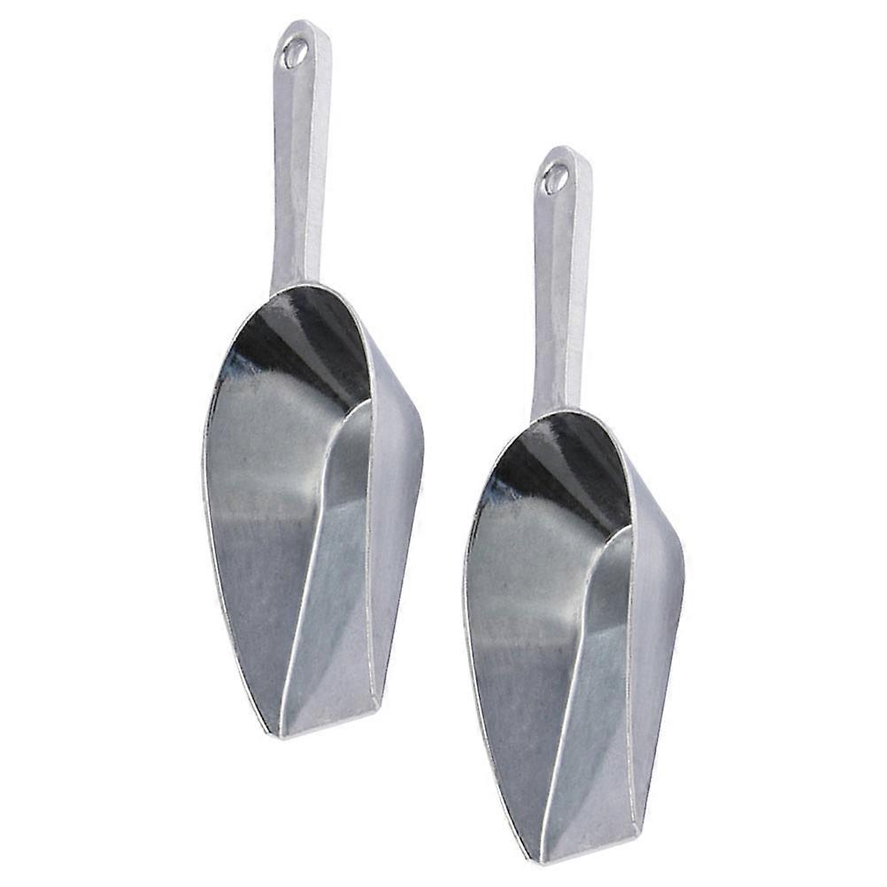 8 Pcs Square Mouth Ice Aluminum Alloy Multi-functional Ice Scoop For Home Use and Commercial Applications