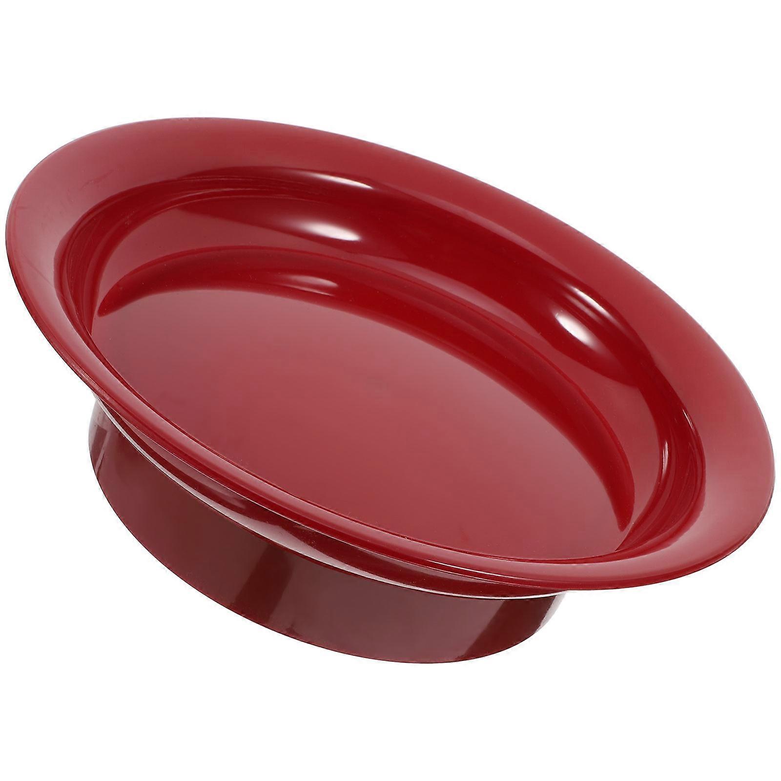 Snack Bowl Red Plastic for Storage 2Pcs Fruit Organizer for Home Use