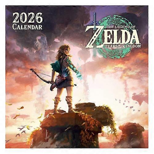The Legend Of Zelda 2026 Square Wall Calendar