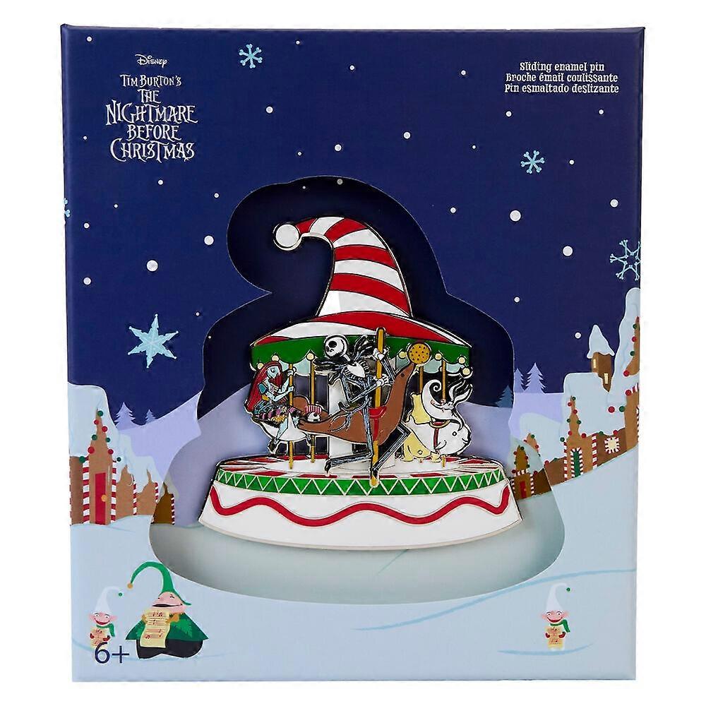 Nightmare Before Christmas Town Carousel Enamel Pin