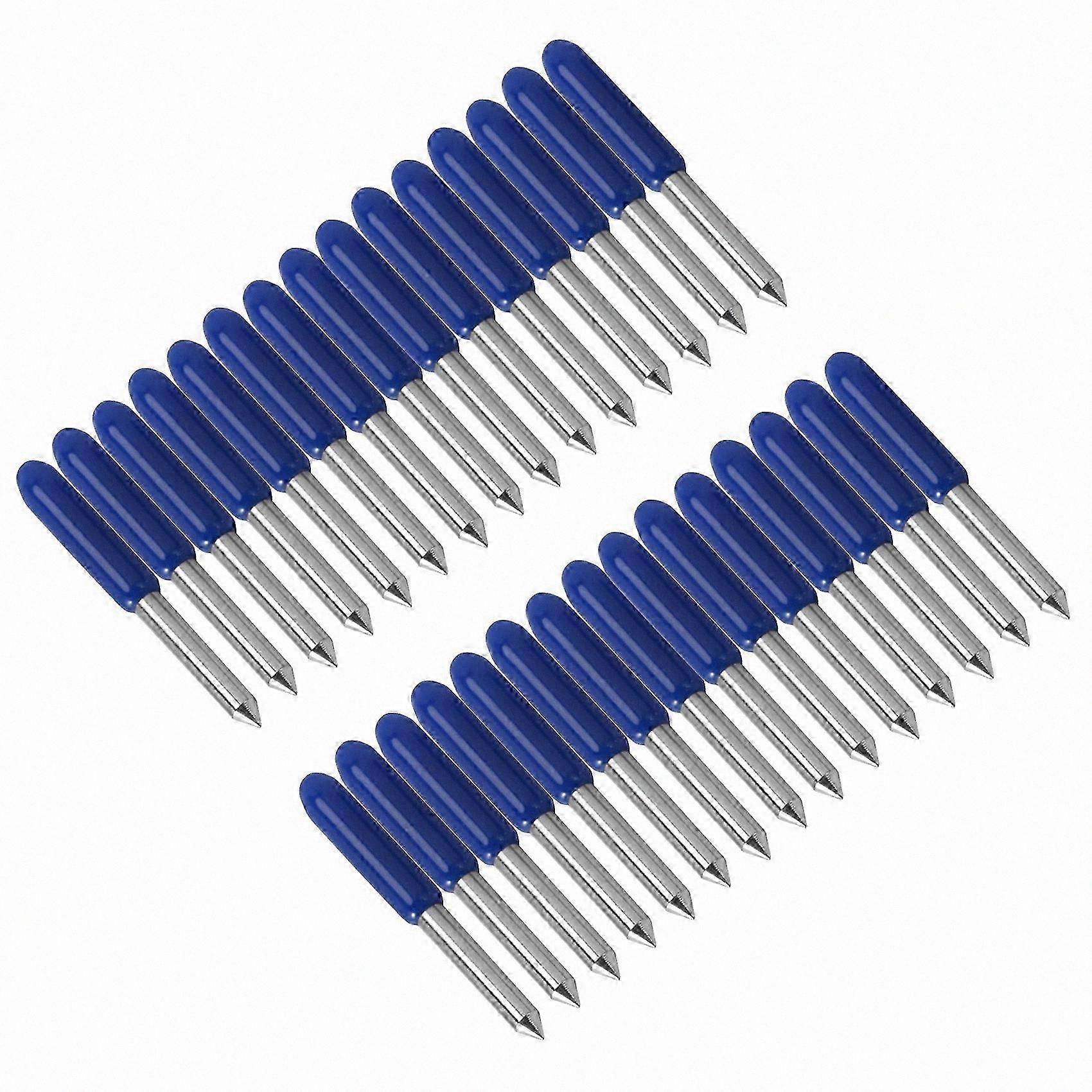 60° Angle Replacement Blades for Crafting Machines - 30-Pack High-Quality Cutting Tools
