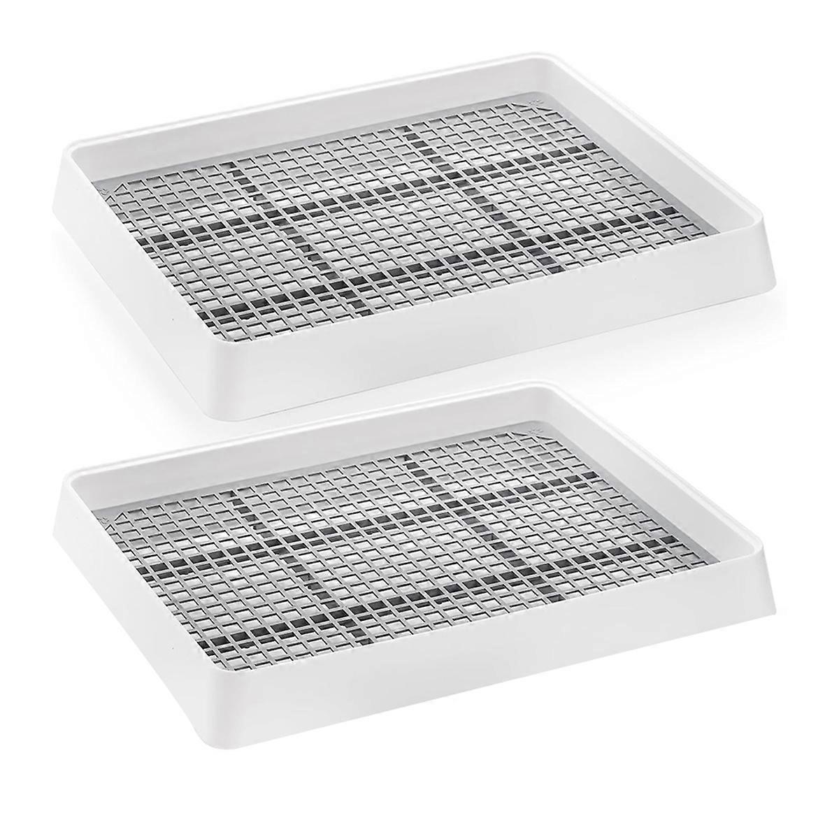 2 Pack Large Litter Box, Bunny Restroom Litter Tray