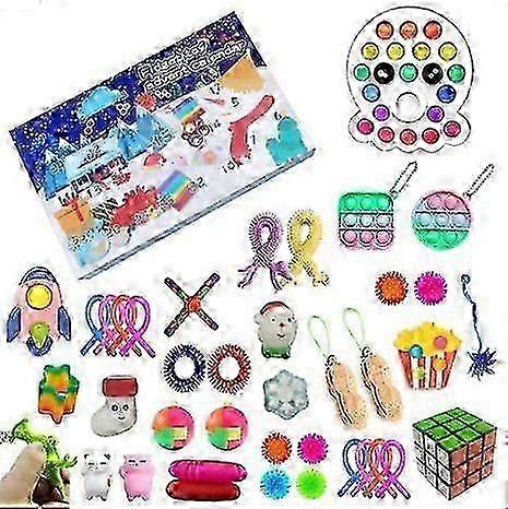 2025 TG18354G1# Christmas Advent Calendar Gifts Box Decompression Toy Set Xmas Advent Calendar