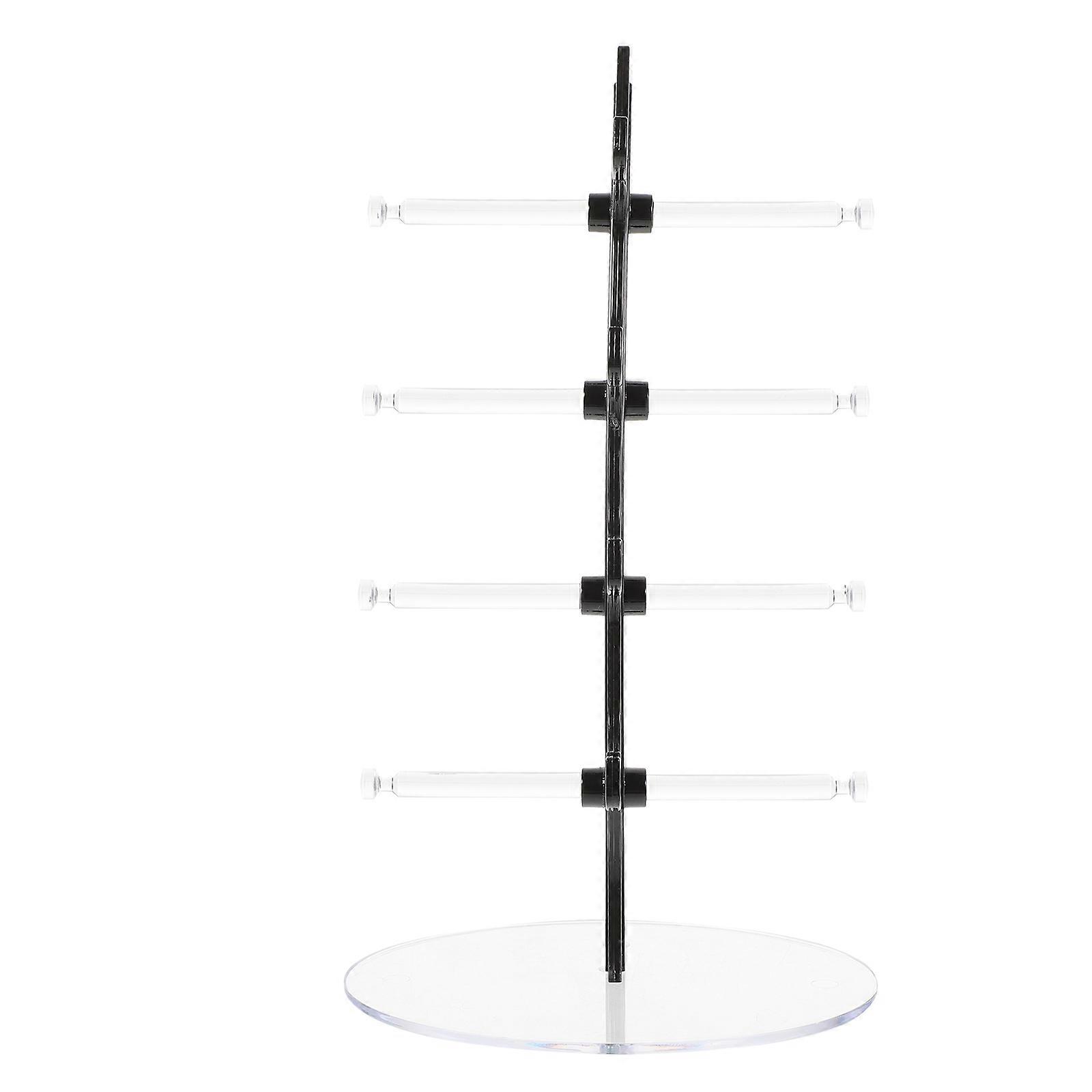 Black Glasses Rack Sunglasses Holder for Storage Use 2Sets Easy Installation