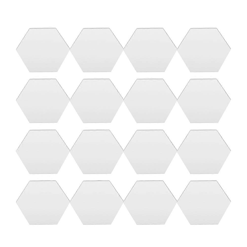 Hexagonal Acrylic Place Cards For Weddings Elegant Style Table Setting 80 Pcs Reusable Design