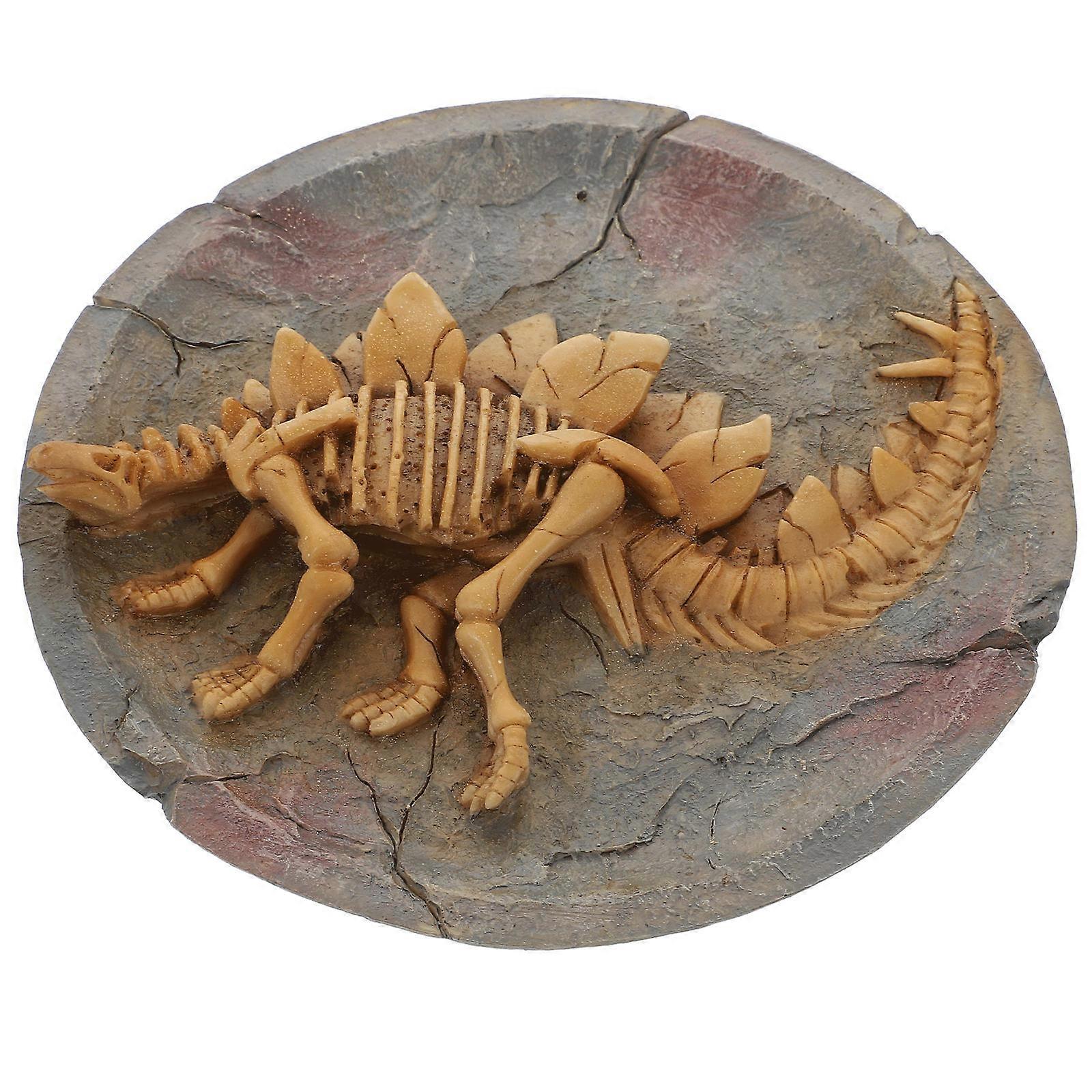 Sword Dragon Model Resin Dinosaur Fossil Model Decor for Home 1Pcs