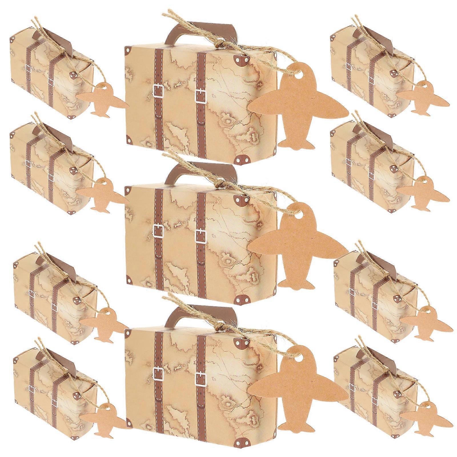 Multi-Purpose Suitcase Candy Boxes For Festival And Party Events 250 Pcs