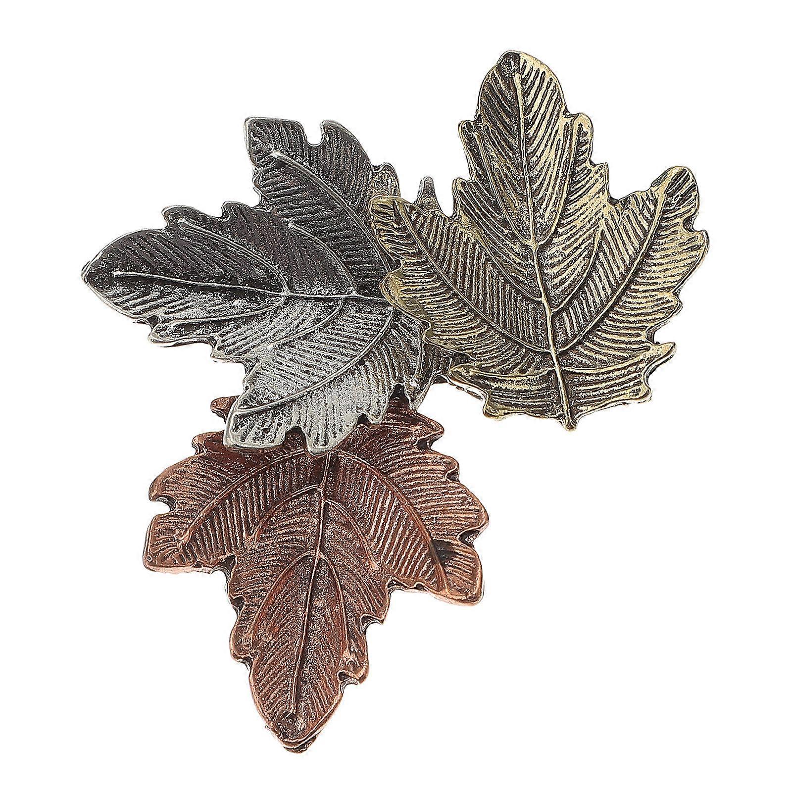 Leaf Brooch Pin with Leaf Design for Clothes Decoration 3Pcs Set