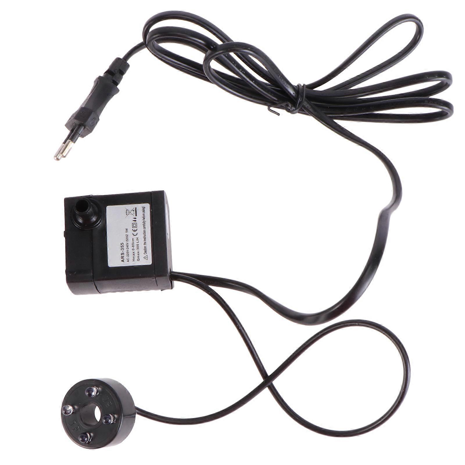 Energy-Saving Submersible Pump With LED Lights Great For Fountains Ponds And Fish Tanks Compact Size 1Set