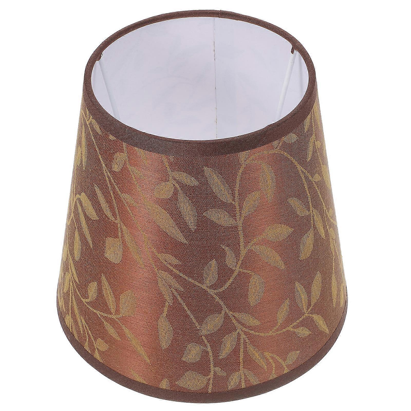 Small Lampshade for Indoor Light Cover with Vintage Pattern 2Pcs Cloth Lamp Shade