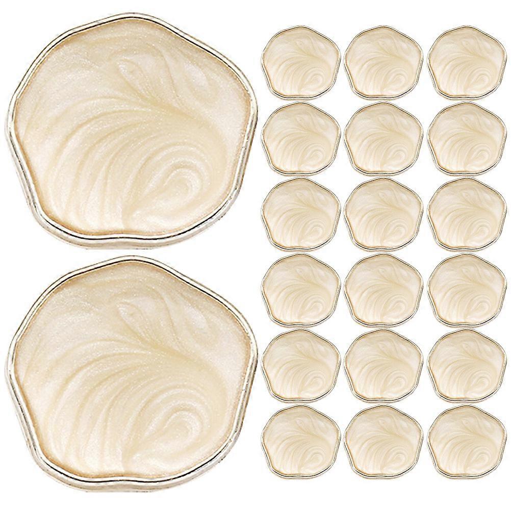 Creative Sewing Buttons Wind Coat Buttons for Decoration 80Pcs Beige Set