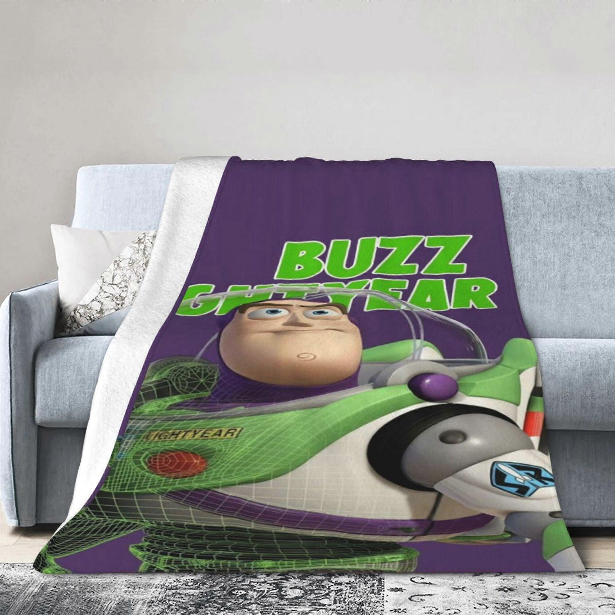 Buzz Lightyear Throw Blankets plush travel Blankets Bedroom living room sofa office