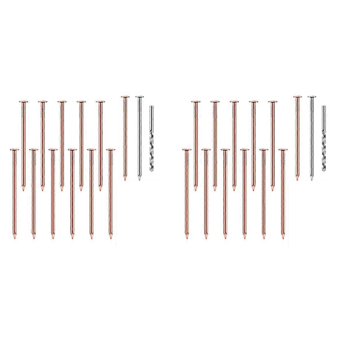 Copper Nails Kit to Killing Trees,3.5 Inch Pure Copper Nails Bulk