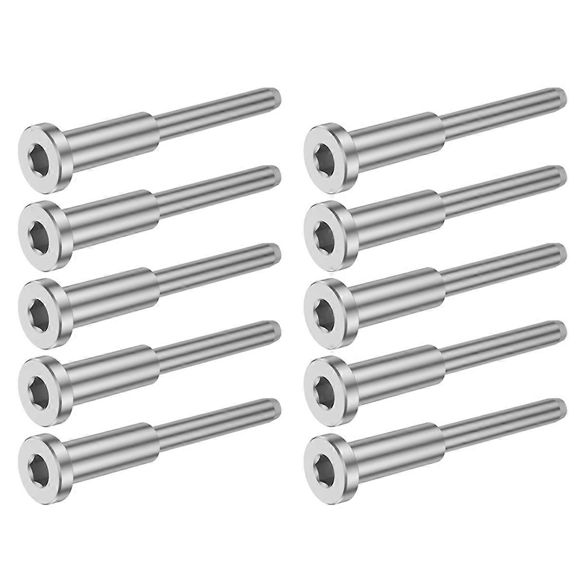 10Pcs Cable Railing Kit, Swage Stud End for Cable Railing