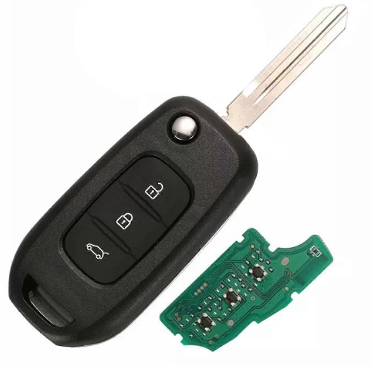 Car 3 Buttons Folding Remote Control Key PCF7961M for 