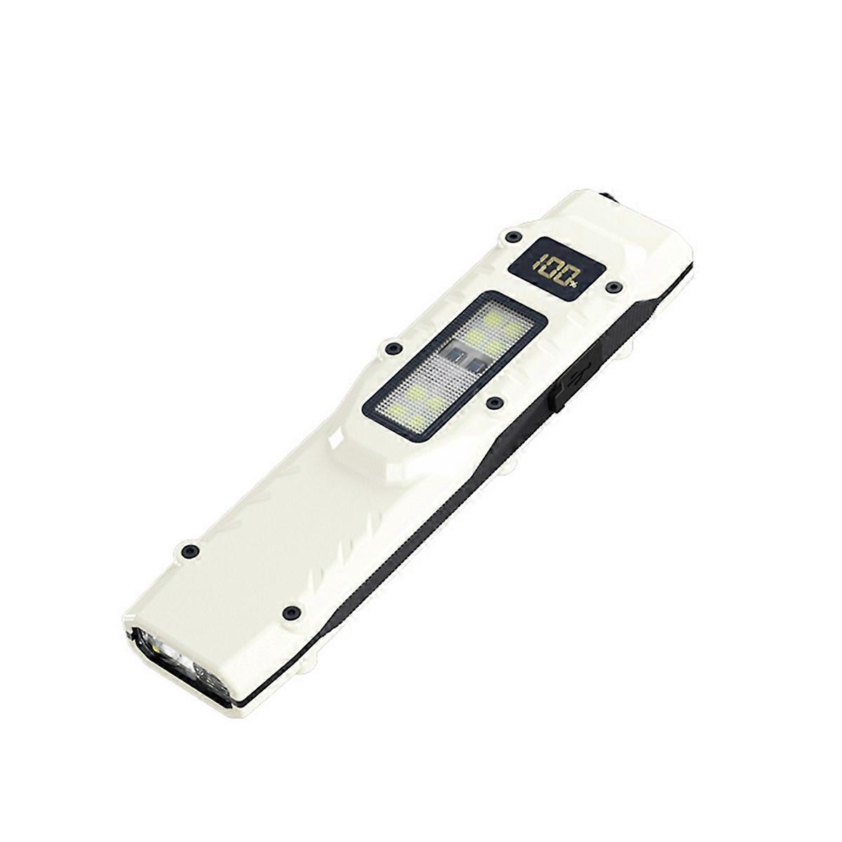 Outdoor Rechargeable LED Flashlight, Super Bright Flashlight COB Work Light Portable Multifunctional