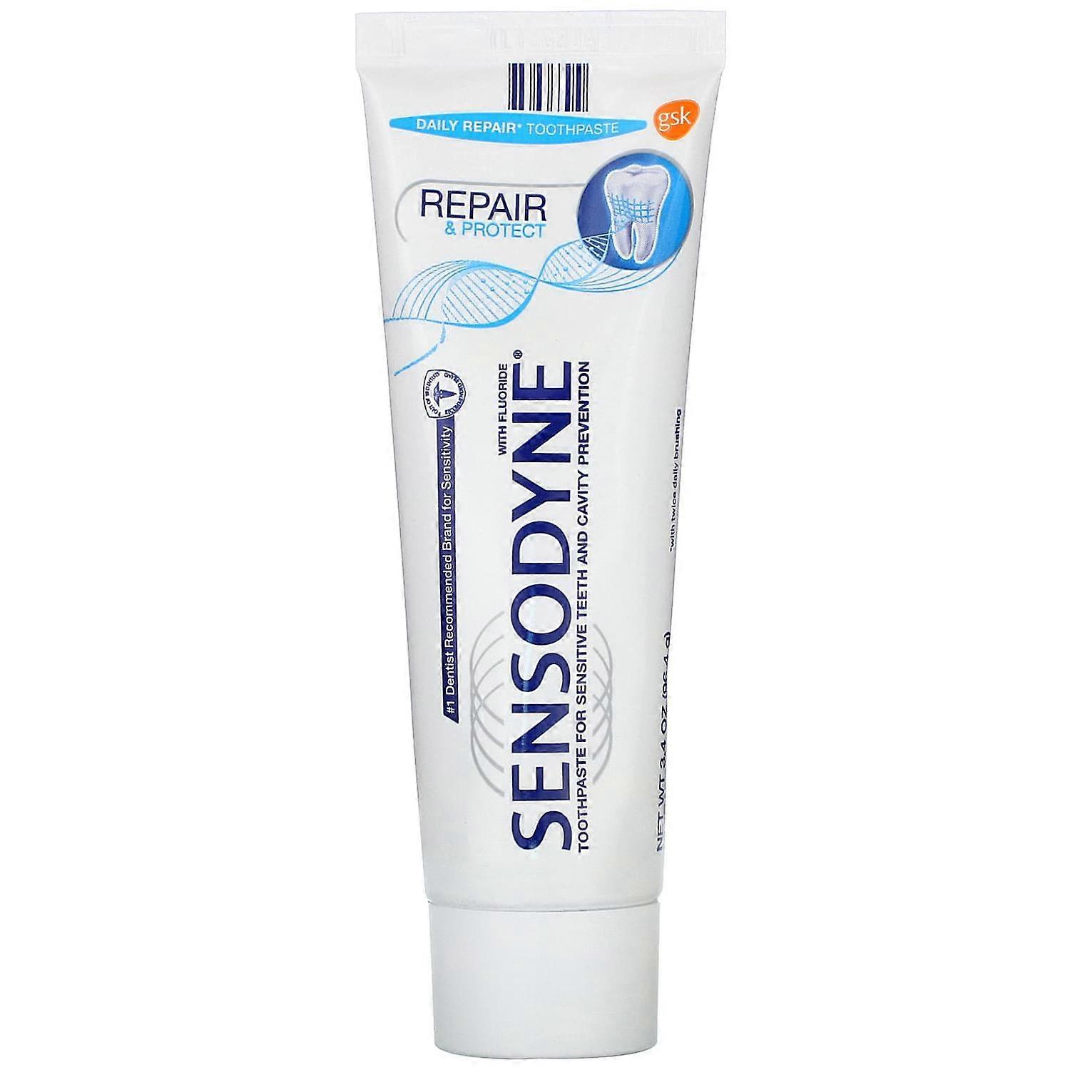 Sensodyne, Fluoride Toothpaste For Sensitive Teeth,  Mint, 3.4 oz (96.4 g)