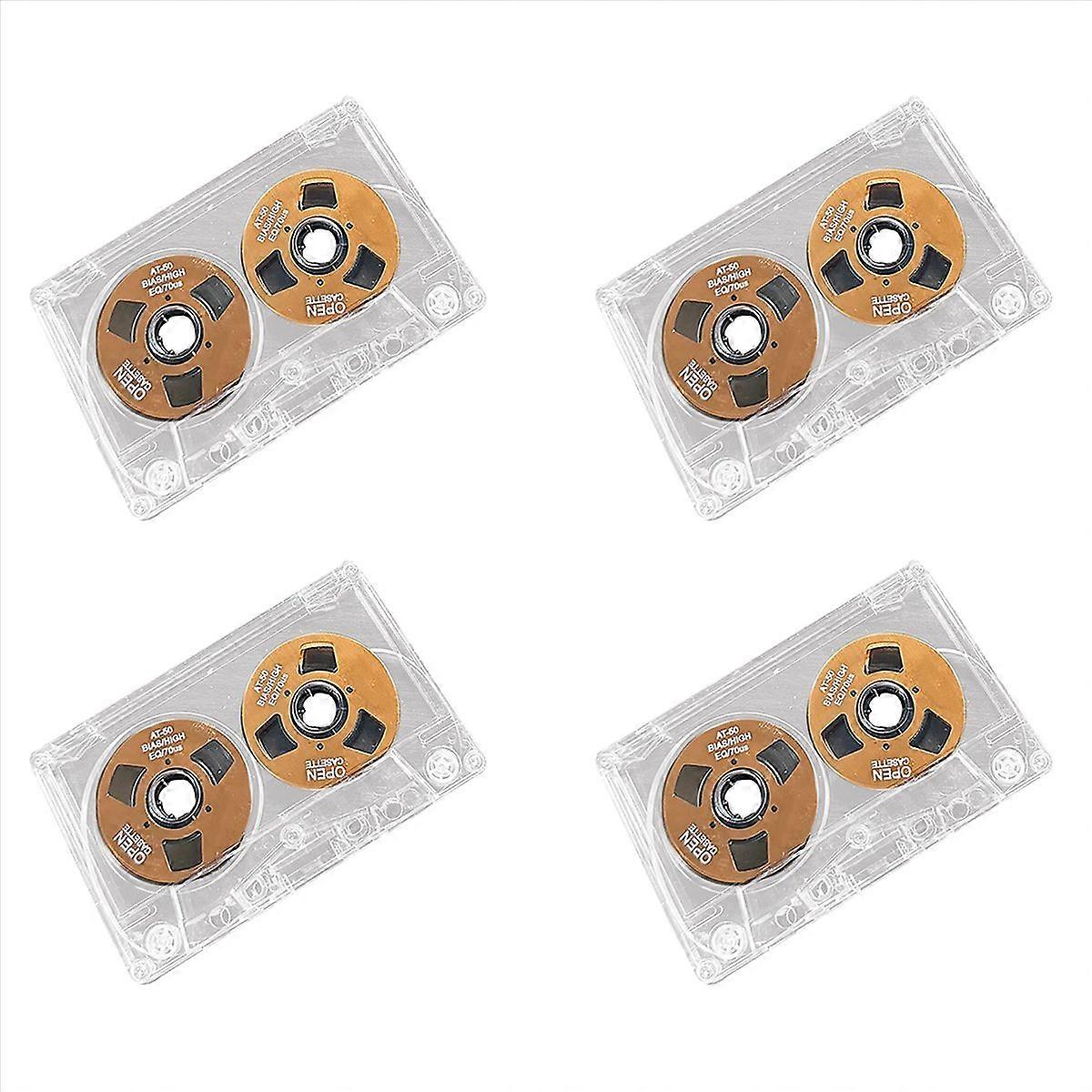 Double-Sided Color Housing Empty Tape Metal Mini Can Record 55 Minutes Empty Tape Blank Cassette Tap