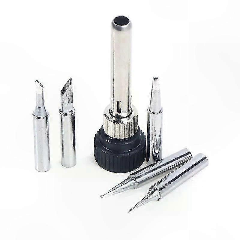 Soldering Iron Tips and Adapter for ESD Stations 852D 936 937D 898D 907 with Handle Casing
