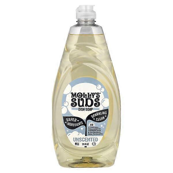 Molly's Suds, Dish Soap, Unscented, 24 fl oz