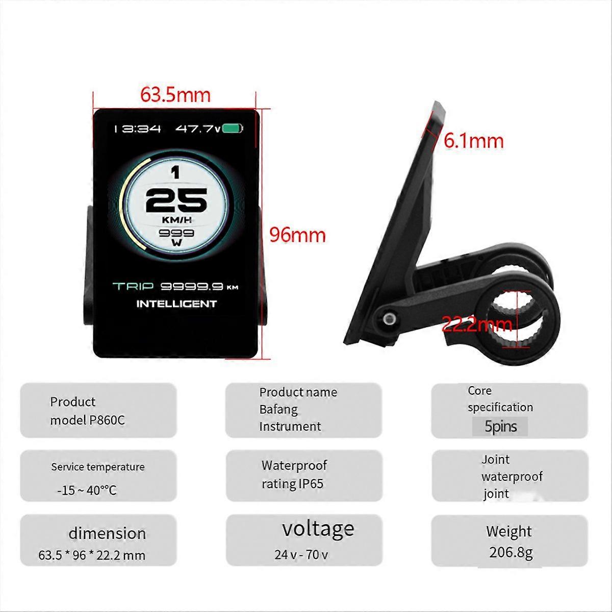 P860C 860C LCD Display Waterproof Connection Plug for 